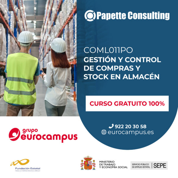 Gestión y control de compras y stock de almacén (sector transversal autónomos/as) - Imagen 1
