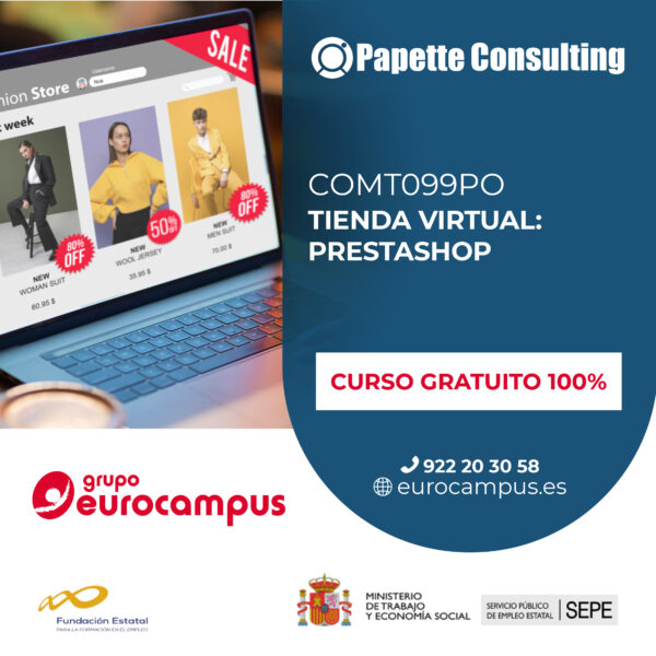 Tienda virtual: Prestashop (sector transversal) - Imagen 1