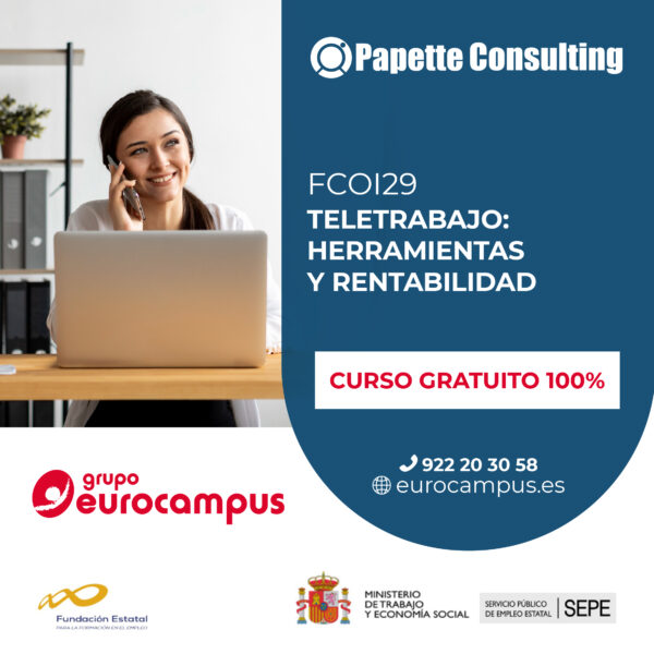 Teletrabajo: herramientas y rentabilidad (sector transversal autónomos/as) - Imagen 1