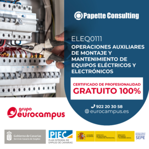 Operaciones auxiliares de montaje y mantenimiento de equipos eléctricos y electrónicos